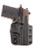DeSantis Gunhide D94KA5PZ0 Cazzuto  OWB Black Kydex Paddle Fits FN 509/509 Tactical/509C Right Hand (KHUZV)
