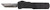 Templar Knife CABR221 Premium Lightweight Micro 1.85" OTF Tanto Plain Black Oxide Stonewashed Powdered D2 Steel Blade/3.50" Black Rubber/Aluminum Handle Features California Legal                       (YNUAP)