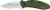 Kershaw 1620OL Scallion  2.40" Folding Drop Point Plain Bead Blasted 420HC SS Blade Olive Drab Anodized Aluminum Handle Includes Pocket Clip                                                             (GFLCI)