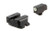 TruGlo TG231W3W Tritium Pro  Black | Green Tritium White Outline Front Sight Green Tritium Rear Sight (C74OL)
