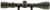 TruGlo TG-853940B Trushot  Black Anodized 3-9x40mm 1" Tube Duplex Reticle w/Rings                                                                                                                        (O432V)