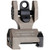 Troy Ind SSIGFBSROFT00 Rear Folding BattleSight Round  Flat Dark Earth Folding for AR-15                                                                                                                 (U6EZY)