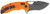 S.O.G SOG12270357 Kiku XR LTE 3.02" Folding Tanto Plain Cryo CTS XHP Blade Deep Textured Blaze Orange G10 Handle Includes Belt Clip                                                                      (W7CZA)