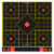 Birchwood Casey 34211 Shoot-N-C Sight-In Self-Adhesive Paper Black/Yellow/Red 12" 5-Diamond 100 Pack                                                                                                     (NNAFY)