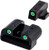TruGlo TG231S2 Tritium  Black | Green Tritium Front Sight Green Tritium Rear Sight (JGVV4)