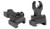 Samson 020003301 Quick Flip Front Sight Gas Block Extended Height A2 Black Hardcoat Anodized Flip Up for AR15 (NIY2B)