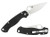 Spyderco C81GPLE2 Para Military 2  3.42" Folding Plain Satin CPM S45VN SS Blade Black Textured G10 Handle Left Hand Includes Pocket Clip                                                                 (GT1TA)