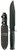 Ka-Bar 1271 Fighter  8" Fixed Clip Point Part Serrated Black 1095 Cro-Van Blade, Black Kraton G Handle, Includes Sheath                                                                                  (CRG73)