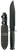 Ka-Bar 1271 Fighter  8" Fixed Clip Point Part Serrated Black 1095 Cro-Van Blade, Black Kraton G Handle, Includes Sheath                                                                                  (CRG73)