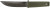 Cold Steel CS17TAA Kobun Lynn Thompson Signature 5.50" Fixed Tanto Plain AUS-8A SS Blade/4.38" OD Green Kray-Ex Handle Includes Sheath                                                                   (6YH6Y)