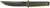 Cold Steel CS17TAA Kobun Lynn Thompson Signature 5.50" Fixed Tanto Plain AUS-8A SS Blade/4.38" OD Green Kray-Ex Handle Includes Sheath                                                                   (6YH6Y)
