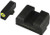 AmeriGlo GL611 Optic Compatible Sight Set for Glock  XL Tall Green Tritium LumiGreen Outline Front Sight-Black Rear Sight (TEJZJ)