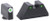 AmeriGlo GL152 Optic Compatible Sight Set for Glock  XL Tall Green Tritium White Outline Front Sight-Green Tritium Black Outline Rear Sight (IJ28E)