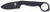 CobraTec Knives CTWLTBLK Wolfteeth  EDC 2.75" Folding Drop Point Plain Black 14C28N Steel Blade, 4.25" Black Textured G10 Scales Handle                                                                  (SDWN8)