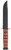 Ka-Bar 1218 USMC Fight/Utility 7" Fixed Clip Point Part Serrated Black 1095 Cro-Van Blade. Brown Leather Handle. Includes Sheath                                                                         (J4JDX)