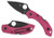 Spyderco C28FPPNS30VBK2 Dragonfly 2 2.30 Folding Plain Black TiCN CPM S30V SS BladePink Textured wBlack Accents FRN Handle Includes Pocket Clip (J9533)