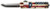 Templar Knife SZTX321 Premium Weighted Small 3" OTF Drop Point Plain Black Oxide Stonewashed Powdered D2 Steel Blade/4.50" Red/White/Blue w/"The LONE STAR State" Aluminum Zinc Alloy Handle             (D2R4A)