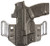 DeSantis Gunhide 195KB8WZ0 Veiled Partner  OWB Black Kydex Belt Slide Fits Springfield Prodigy w/wo Red Dot Fits 4.25-5" Barrel Left Hand                                                                (2BF0R)