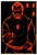Birchwood Casey 34643 Shoot-N-C Reactive Target Self-Adhesive Paper Black/Red 12"x18" Bad Guy Silhouette 100 Pack                                                                                        (5PMK4)
