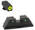AmeriGlo GL819 Trooper Sight Set for Glock  Green Tritium LumiGreen Outline Front Sight-Green Tritium Black Outline Rear Sight (LOLC8)