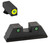 AmeriGlo GL819 Trooper Sight Set for Glock  Green Tritium LumiGreen Outline Front Sight-Green Tritium Black Outline Rear Sight (LOLC8)