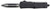 Templar Knife SBR131 Black Rubber Gen II Small 2.69" OTF Dagger Plain Black Oxide Stonewashed 440C SS Blade/ 4.31" Black Rubber/Aluminum Handle Features Glass Breaker Includes Pocket Clip/Sheath       (VSVCU)