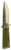 Magnum Research KNIFE1911 1911  9" Clip Point Plain 420 Stainless Steel G10 Gray/Green Handle Fixed                                                                                                      (A5L18)