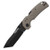 Cold Steel CSFL30DPLTBFZ Engage  3" Folding Tanto Plain Black PVD Stonewashed 4116 SS Blade/4.11" Flat Dark Earth GFN Handle Includes Belt Clip                                                          (YEXXI)
