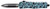 Templar Knife SMDT131 Maiden Teal Gen II Small 2.69" OTF Dagger Plain Black Oxide Stonewashed 440C SS Blade/ 4.31" Teal Aluminum Handle Features Glass Breaker Includes Pocket Clip/Sheath               (I9GED)