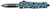 Templar Knife SMDT131 Maiden Teal Gen II Small 2.69" OTF Dagger Plain Black Oxide Stonewashed 440C SS Blade/ 4.31" Teal Aluminum Handle Features Glass Breaker Includes Pocket Clip/Sheath               (I9GED)