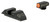 Night Fision GLK001003OGW Tritium Night Sights For Glock  Green Tritium Orange Outline Front Sight- Green Tritium White Outline Rear Sight Glock 17/17L/19/22                                            (F4N24)