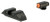 Night Fision GLK001003OGW Tritium Night Sights For Glock  Green Tritium Orange Outline Front Sight- Green Tritium White Outline Rear Sight Glock 17/17L/19/22                                            (F4N24)