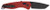 S.O.G SOG11410841 Aegis AT 3.13" Folding Tanto Plain Black TiNi Cryo D2 Steel Blade/Rescue Red w/Indigo Accents GRN Handle                                                                               (SODIA)