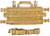 High Speed Gear 40SCR1CB AO Chest Rig Small Coyote (7BEI4)