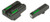 TruGlo TG13WA4A TFX  Black | Green Tritium & Fiber Optic White Outline Front Sight Green Tritium & Fiber Optic Rear Sight                                                                                (XFN2U)