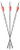 Axe Crossbows AX10002 AX405  Black/Red/White 17.50" 3 Pack                                                                                                                                               (MWUDC)