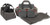 Allen 8325 Competitor Premium Gray Molded Lockable Range Bag w/Internal Tote & Fold-Up Gun Mat (6TSFQ)