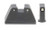 AmeriGlo GL814 Optic Compatible Sight Set for Glock  2XL Tall Green Tritium Black Outline Front Sight-Green Tritium Black Outline Rear Sight (0WR2R)