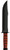 Ka-Bar 2217 Big Brother  9.38" Fixed Clip Point Part Serrated Black 1095 Cro-Van Blade, Brown Leather Handle, Includes Sheath                                                                            (ST9RK)