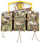 High Speed Gear 45TA00MC TACO Shingle Mag Pouch Triple MultiCam Nylon MOLLE Compatible w/ Rifle (L80XM)