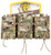 High Speed Gear 45TA00MC TACO Shingle Mag Pouch Triple MultiCam Nylon MOLLE Compatible w/ Rifle (L80XM)