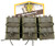 High Speed Gear 45TA00OD TACO Shingle Mag Pouch Triple OD Green Nylon MOLLE Compatible w/ Rifle                                                                                                          (S2UNE)