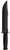 Ka-Bar 2211 Big Brother  9.38" Fixed Top Serrated/Bottom Straight Plain Black 1095 Cro-Van Blade, Black Kraton G Handle, Includes Sheath                                                                 (KV3C8)