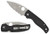Spyderco C229GP Shaman  3.58" Folding Plain Stonewashed CPM S30V SS Blade/Black Textured G10 Handle Includes Pocket Clip                                                                                 (W4MCK)