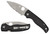 Spyderco C229GP Shaman  3.58" Folding Plain Stonewashed CPM S30V SS Blade/Black Textured G10 Handle Includes Pocket Clip                                                                                 (W4MCK)