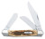 Case 00128 Stockman  Medium 2.92"/2.15"/1.90" Folding Clip/Sheepsfoot/Spey Plain Mirror Polished Tru-Sharp SS Blade/Peach Seed Jigged Amber Bone Handle                                                  (TA8BE)