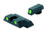 Meprolight USA 102263101 Tru-Dot  Green Tritium White Outline Front Sight-Green Tritium White Outline Rear Sight Glock 26/27                                                                             (YGANF)
