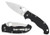 Spyderco C95GP2 Manix 2  XL 3.85" Folding Plain Satin CPM S30V SS Blade/Black Textured G10 Handle Includes Pocket Clip                                                                                   (KT7F5)