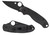 Spyderco C223GPBK Para 3  2.95" Folding Clip Point Plain Black DLC CPM S45VN SS Blade/Black G10 Handle Includes Pocket Clip                                                                              (LMBTT)