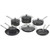 Toughened Nonstick PRO 13-Piece Set (4CD6S)